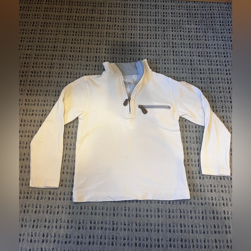 Bella Bliss white 3/4 Zip-Up